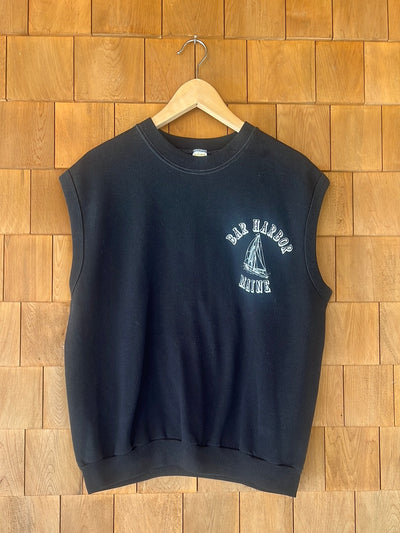 Vintage Bar Harbor Maine Sleeveless Sweatshirt