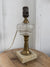 Vintage Glass Globe Table Lamp 12” Tall