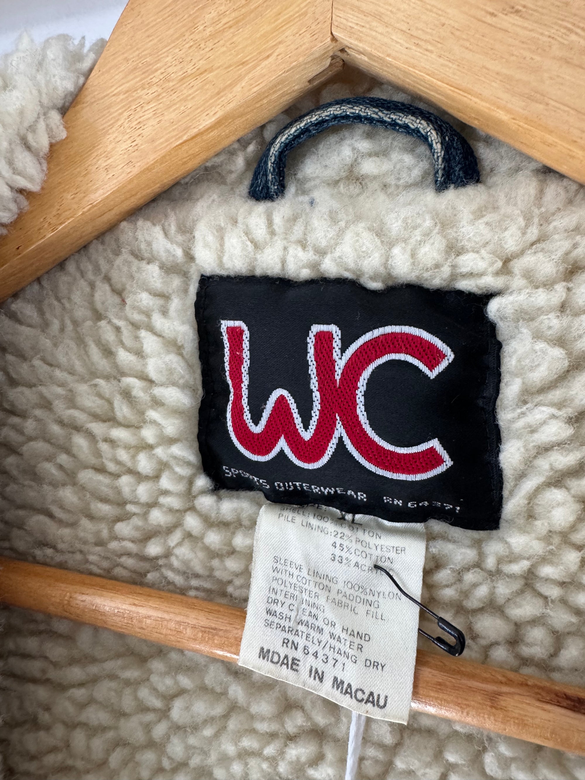 VTG WC Fleece Lined Denim Jacket