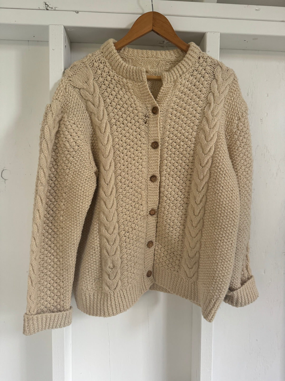 Vintage Pure Wool Fisherman's Sweater