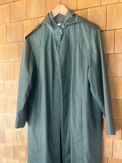 Vintage Forecast Int'l Army Green Trench