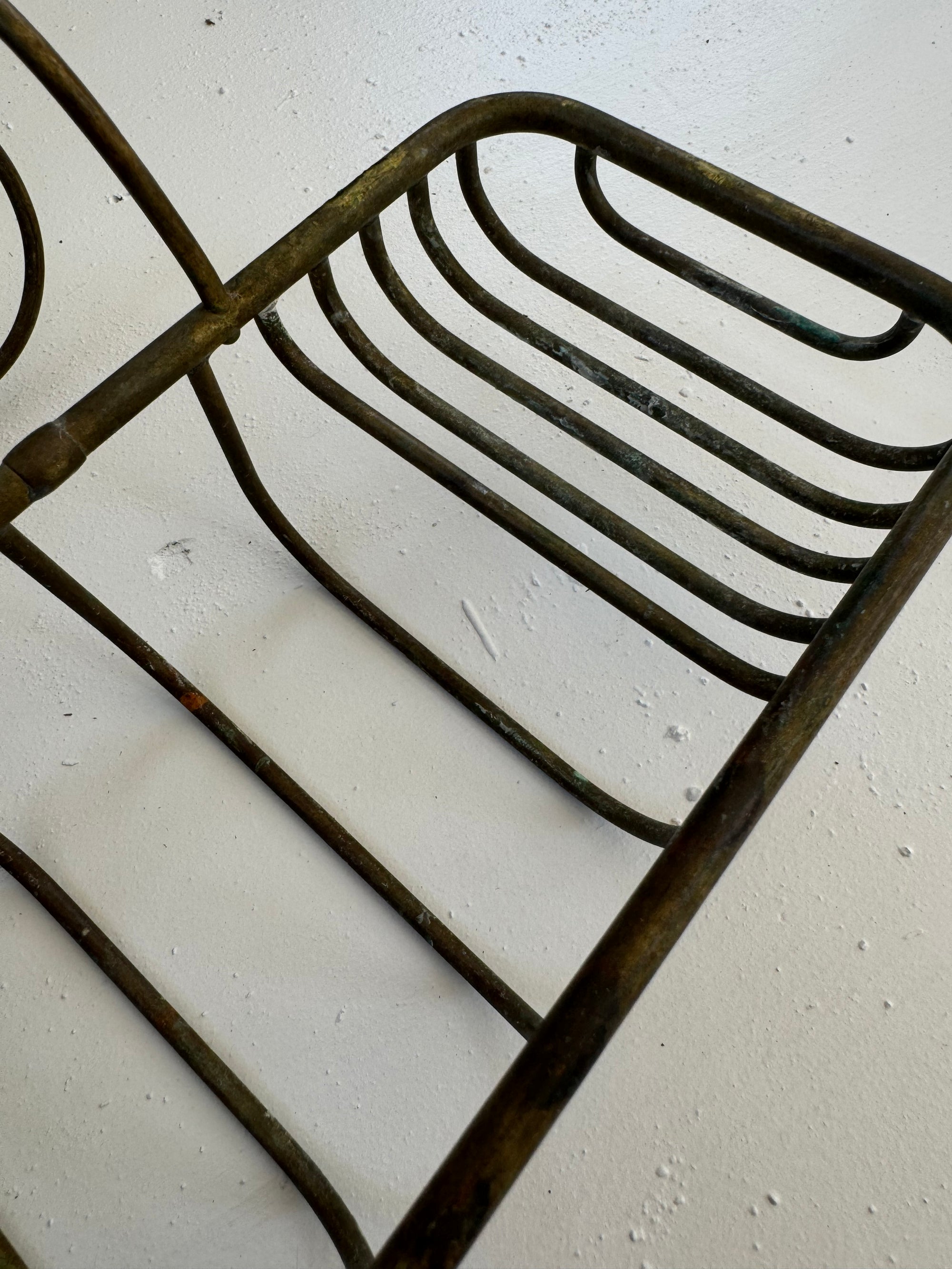 Vintage Brass Soap Dish - Large