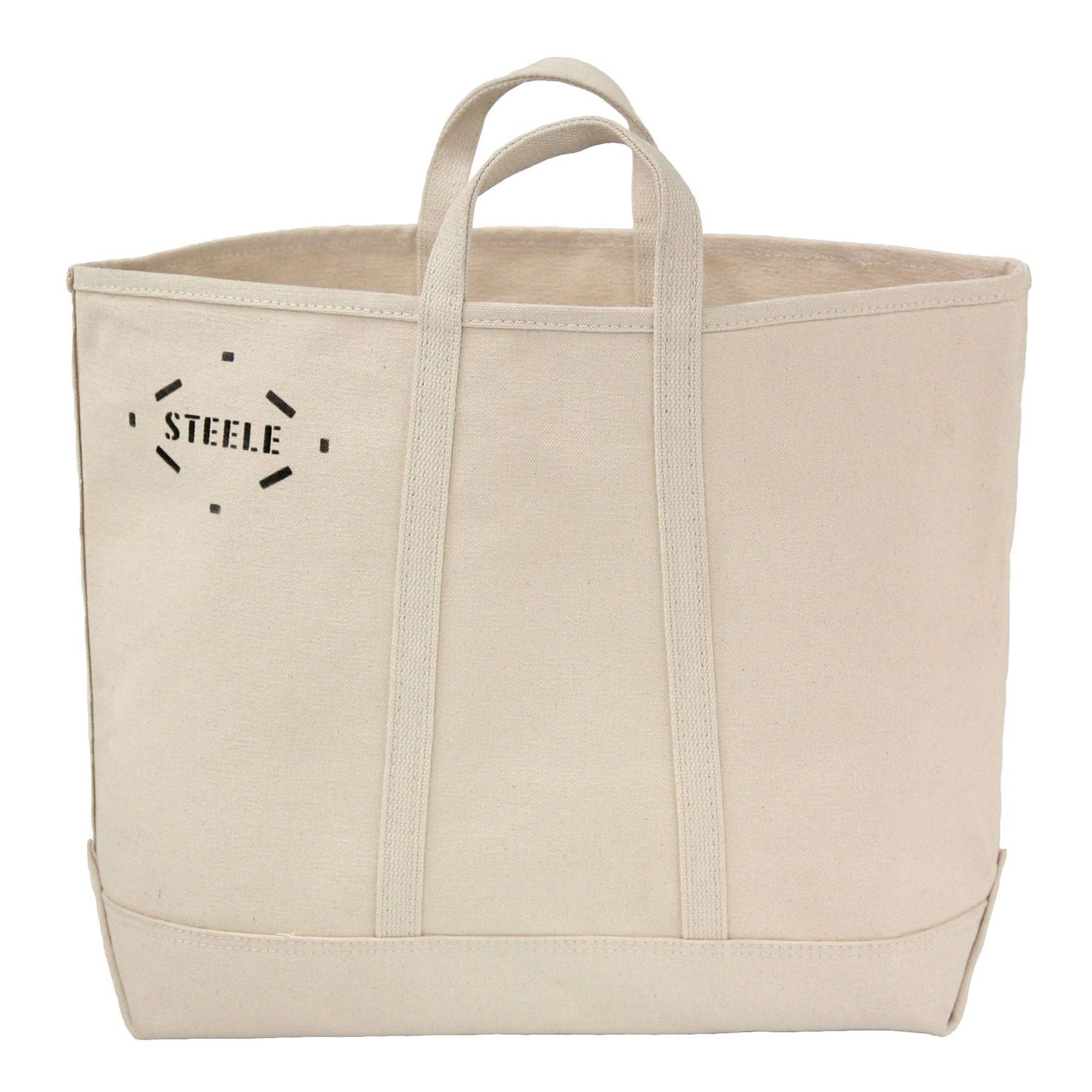 Natural Canvas Tote Bag - Medium: Natural Canvas / 10"