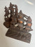 Vintage Aluminum Clipper Ship Book Ends
