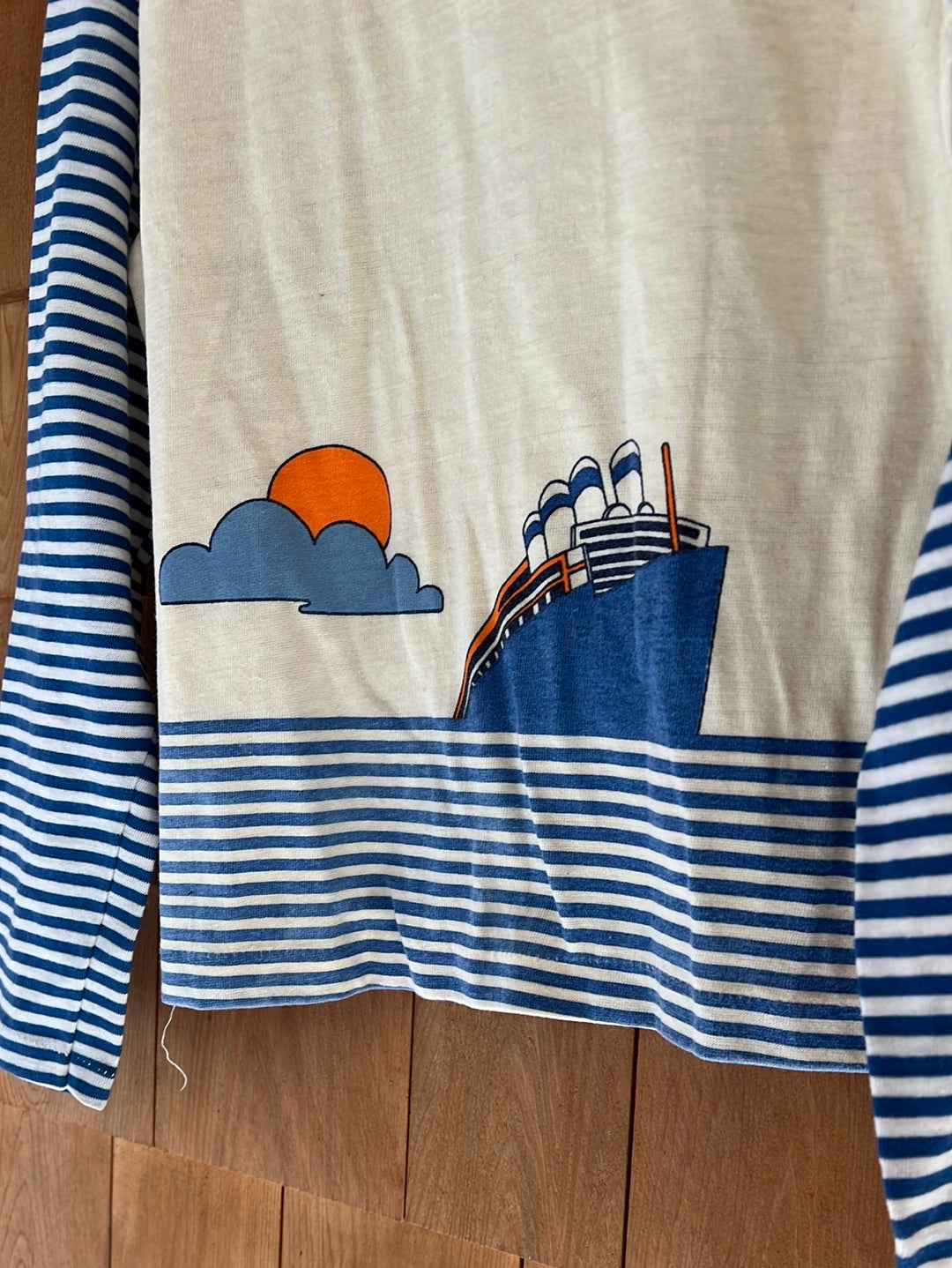 Vintage Mod Striped Long Sleeve