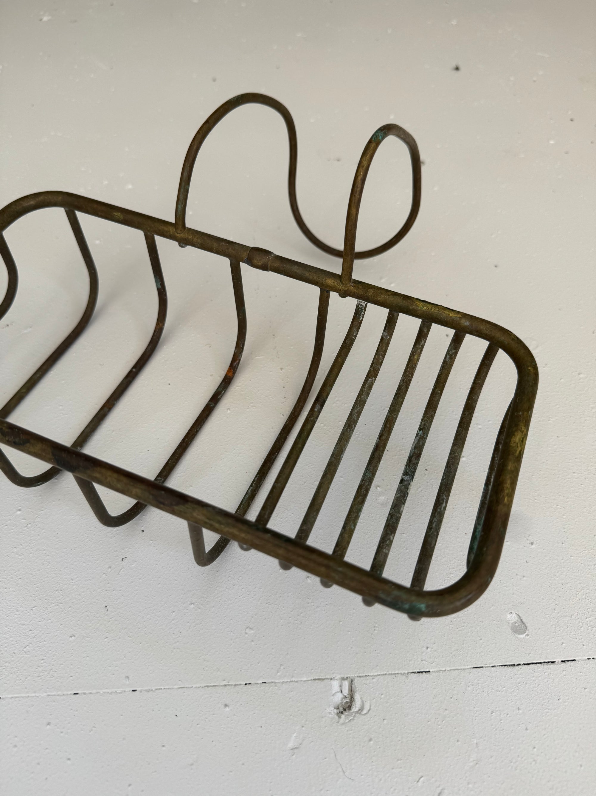 Vintage Brass Soap Dish - Large