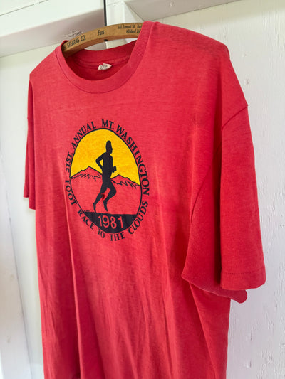 Vintage Foot Race To The Clouds Shirt