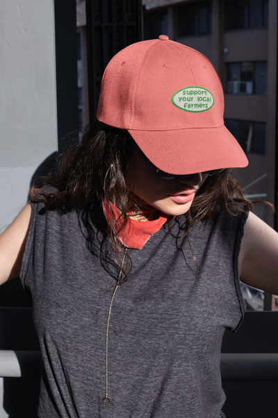 Support Your Local Farmers, Embroidered Iron on Patch