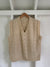 Vintage Wool Fisherman's Sweater - V Neck Vest