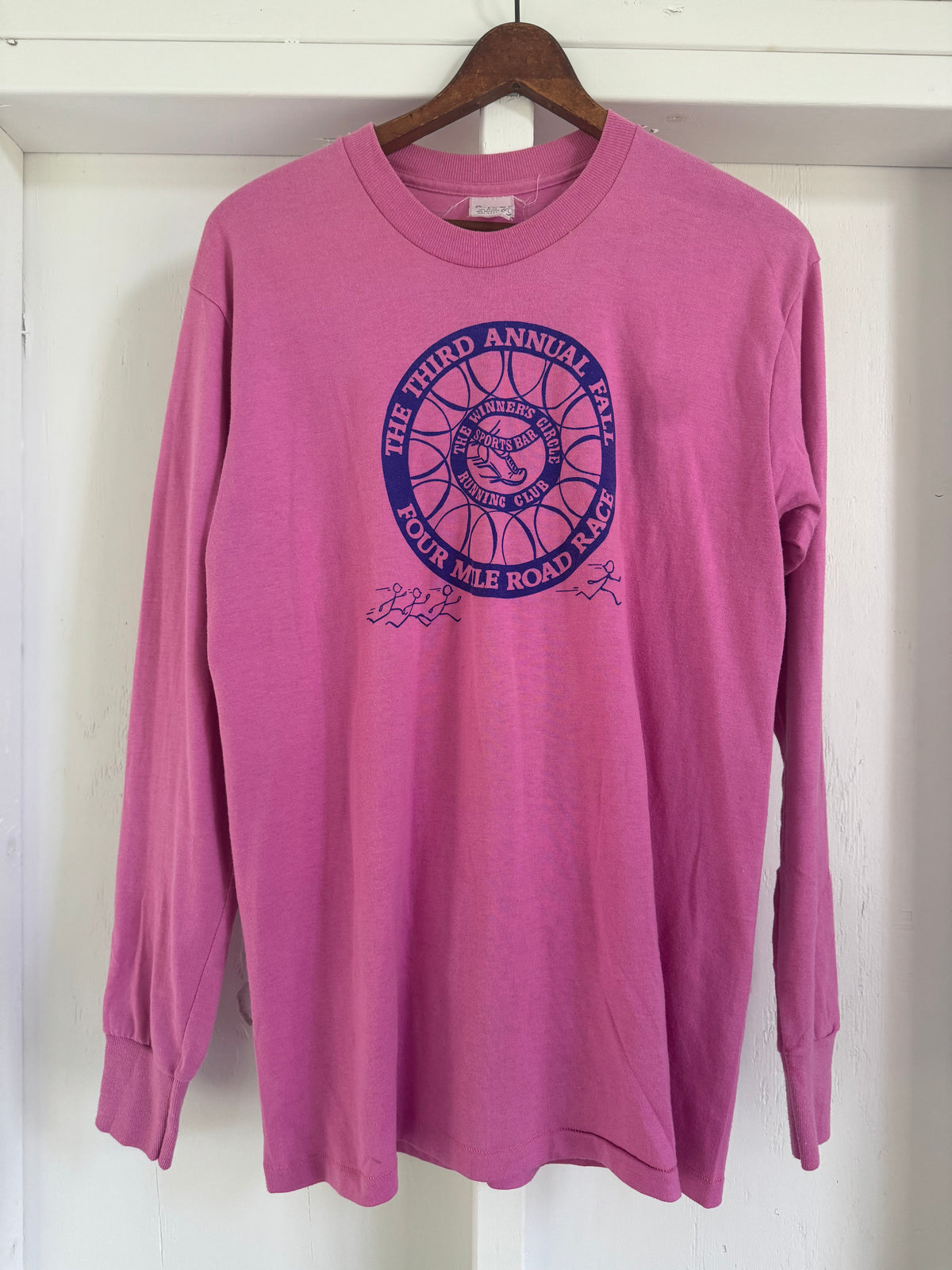 Vintage 80s Winner's Circle Running Club Long Sleeve