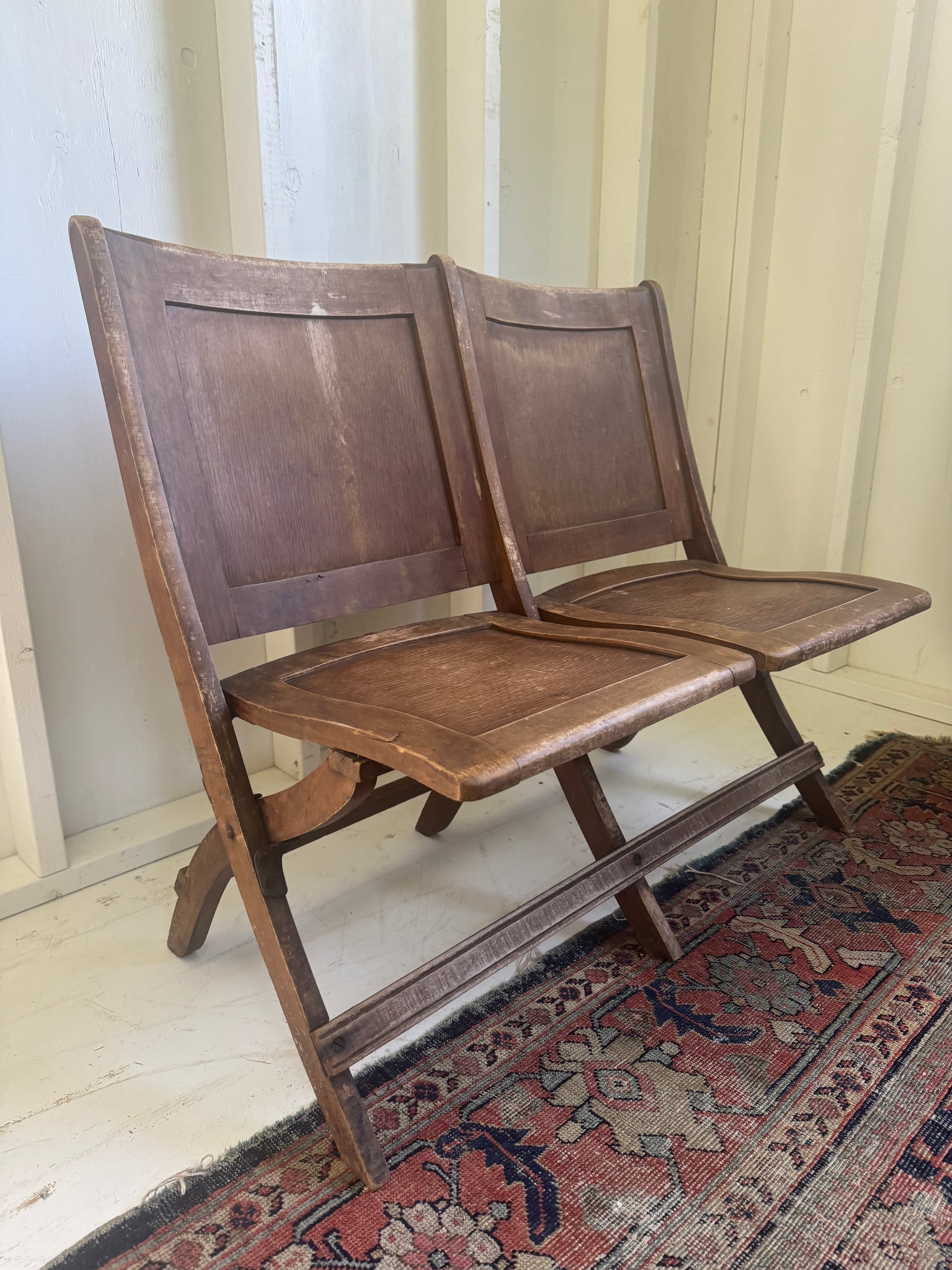 Vintage Wood Folding Chairs