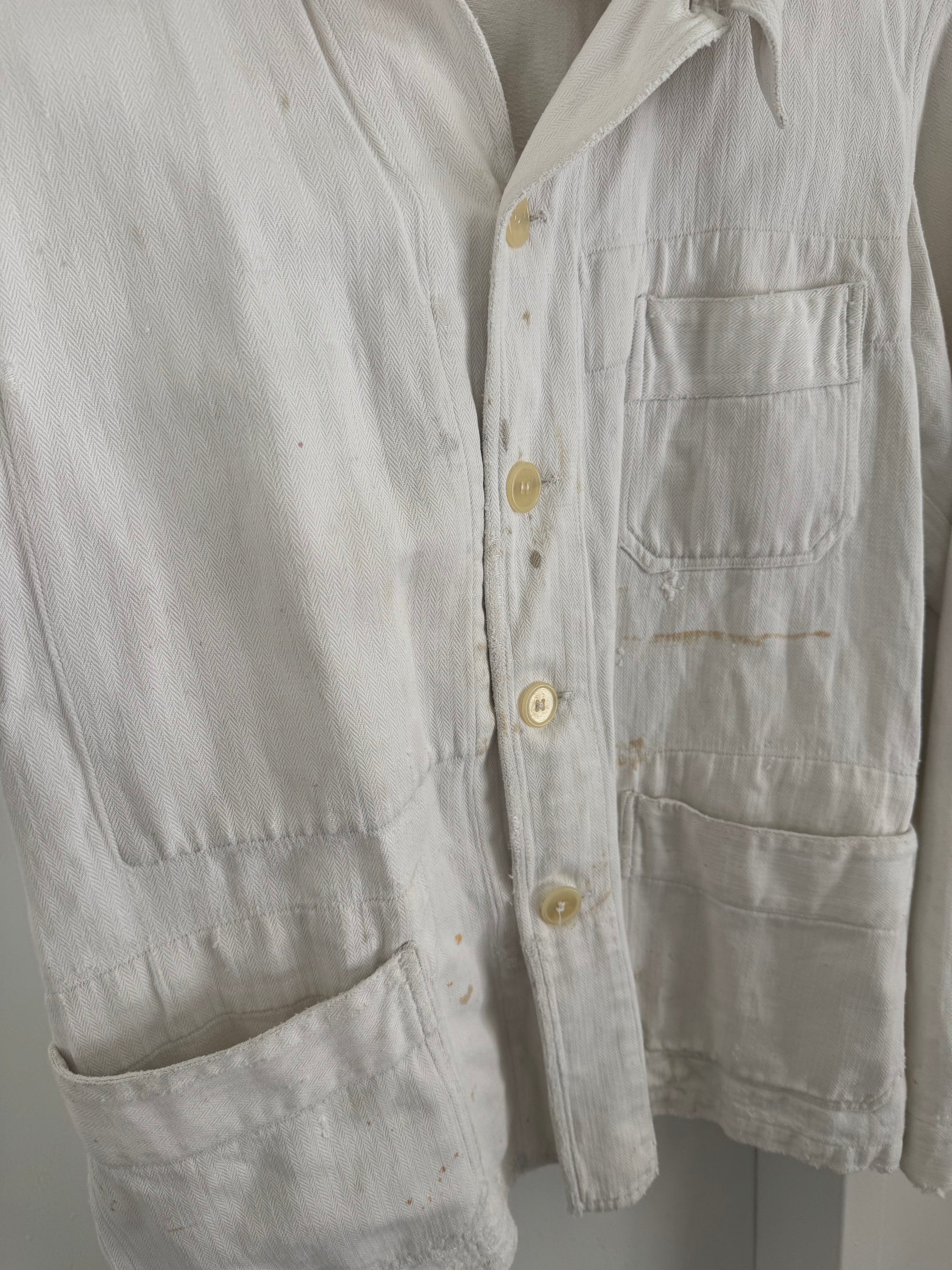VTG Ripstop Chore Coat - White