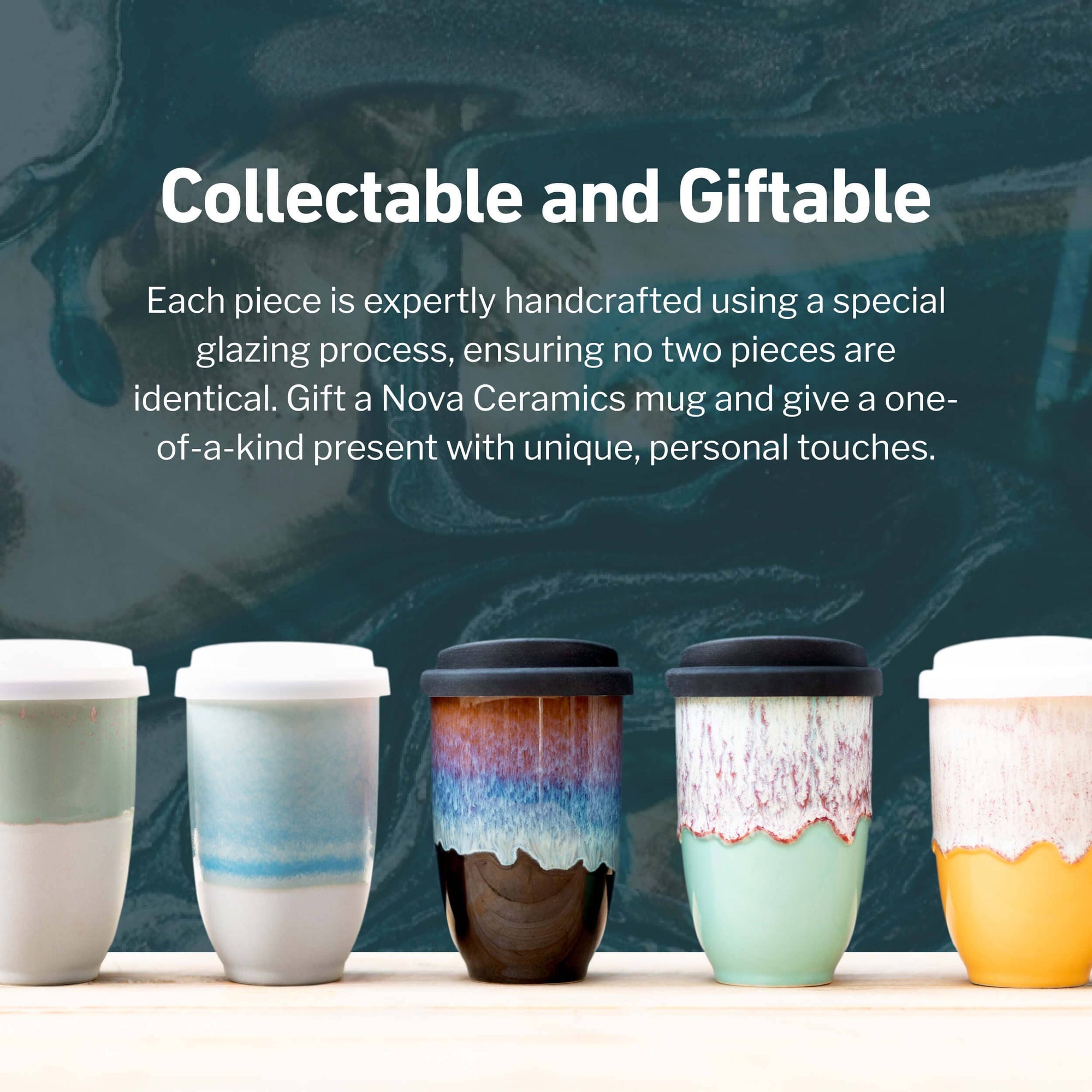 Sage Green Ceramic Travel Mug – 12oz Reusable Cup