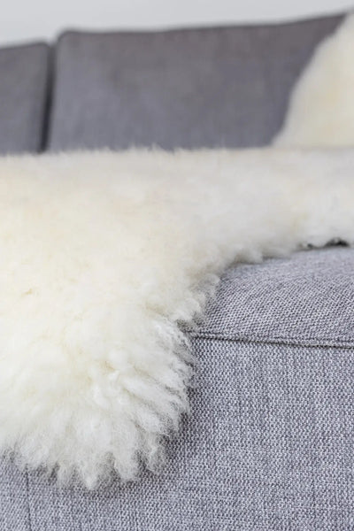 Texel Sheepskin | Natural White | Dutch Wool | 4 Sizes: GR S