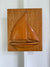 photo of a Vintage Wooden Sailboat Plaque