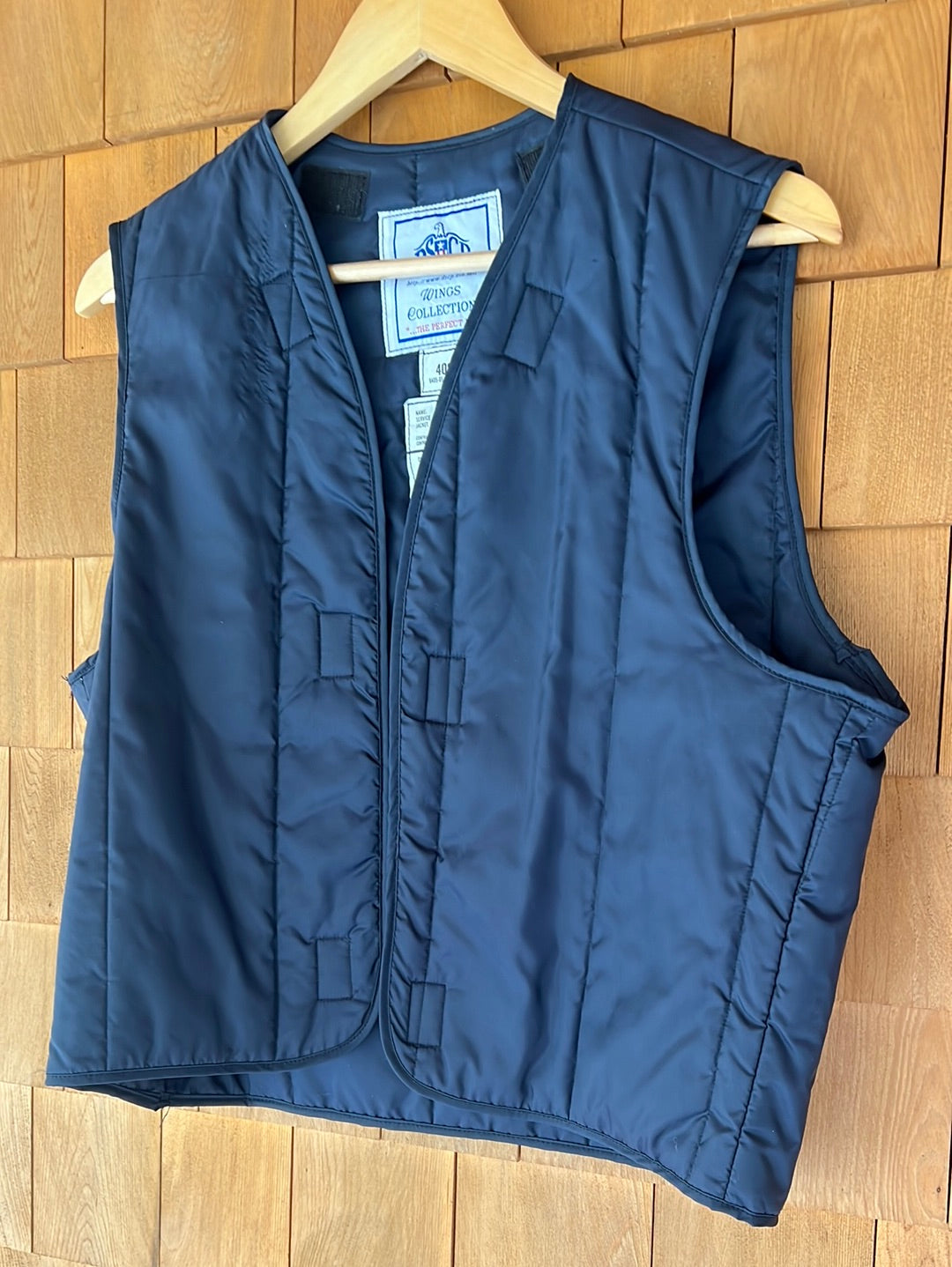 Vintage Quilted Liner - Navy Blue