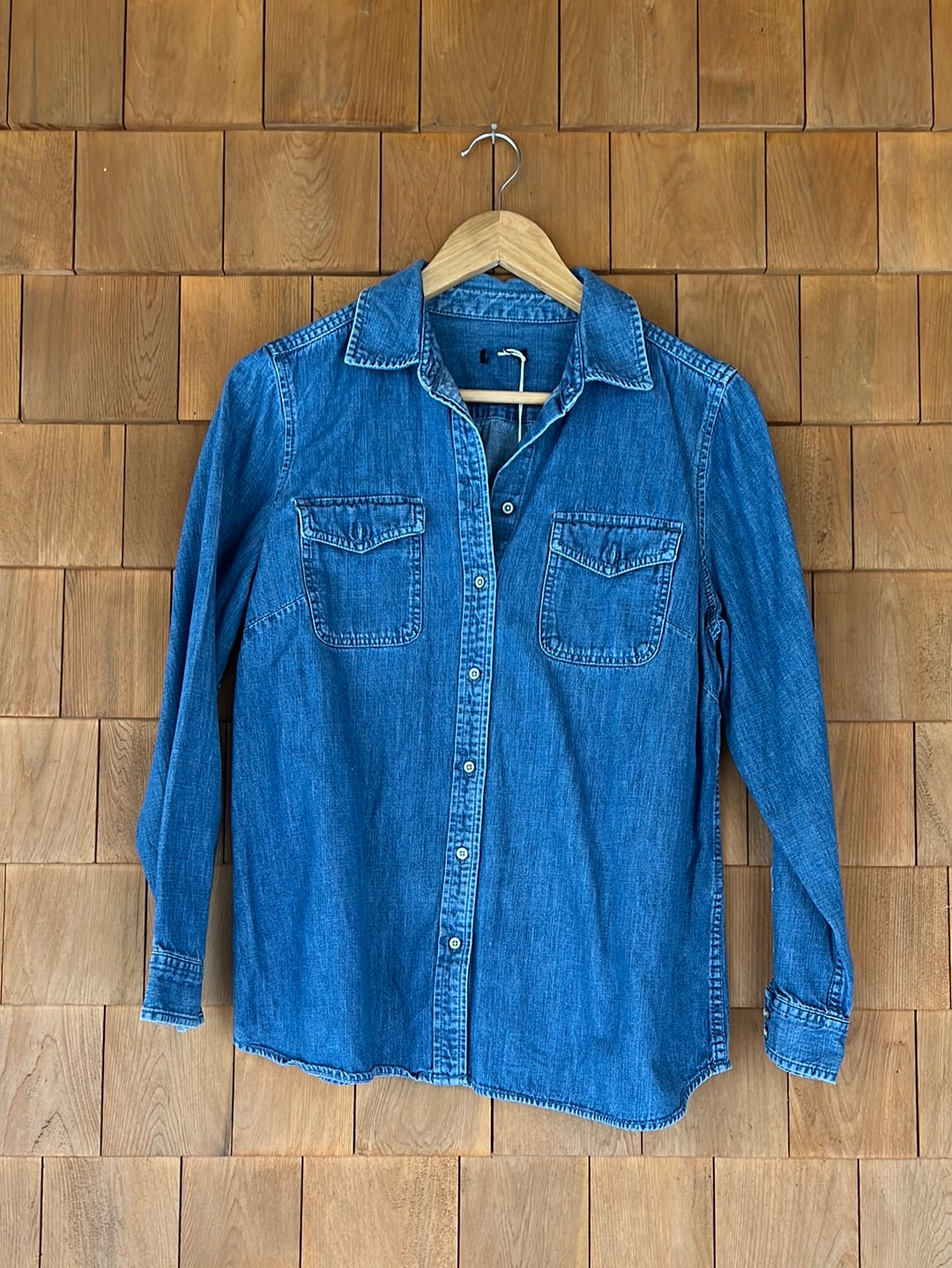 Vintage Cotton Denim Work Shirt