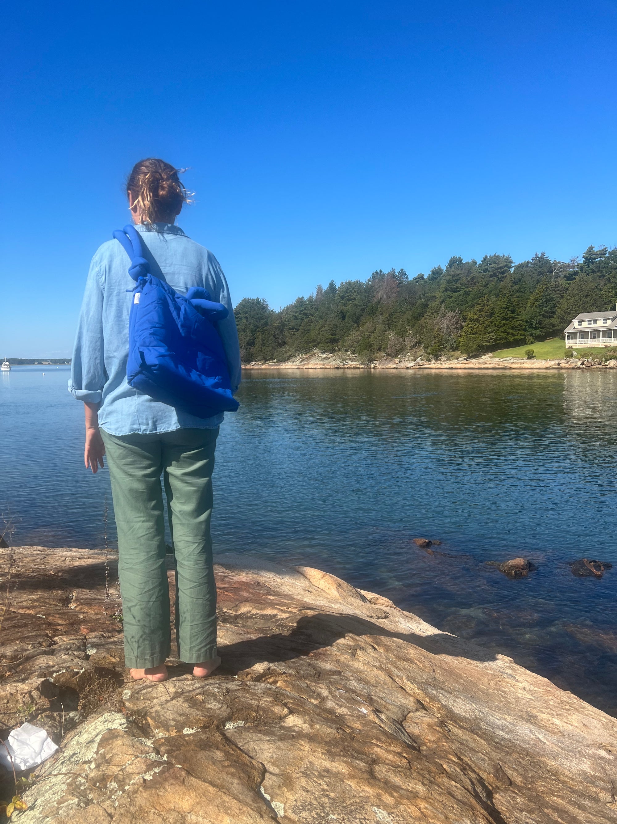 Ölend - Ona Soft Backpack - Blue - Diamonds & Rust