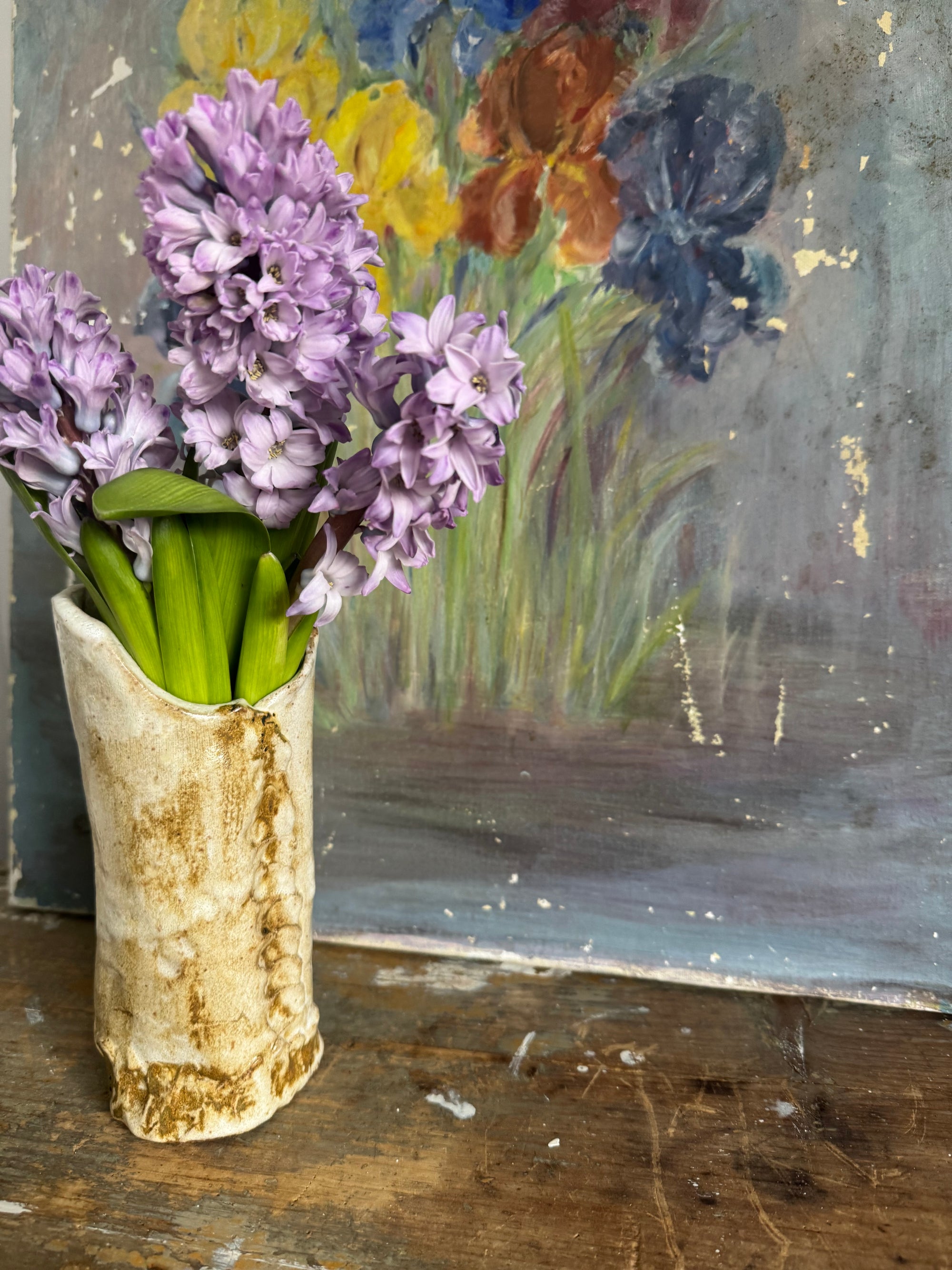 Hadmade Pinched Ceramic Vase