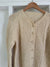 Vintage Wool Fisherman's Sweater - Crew Cardigan