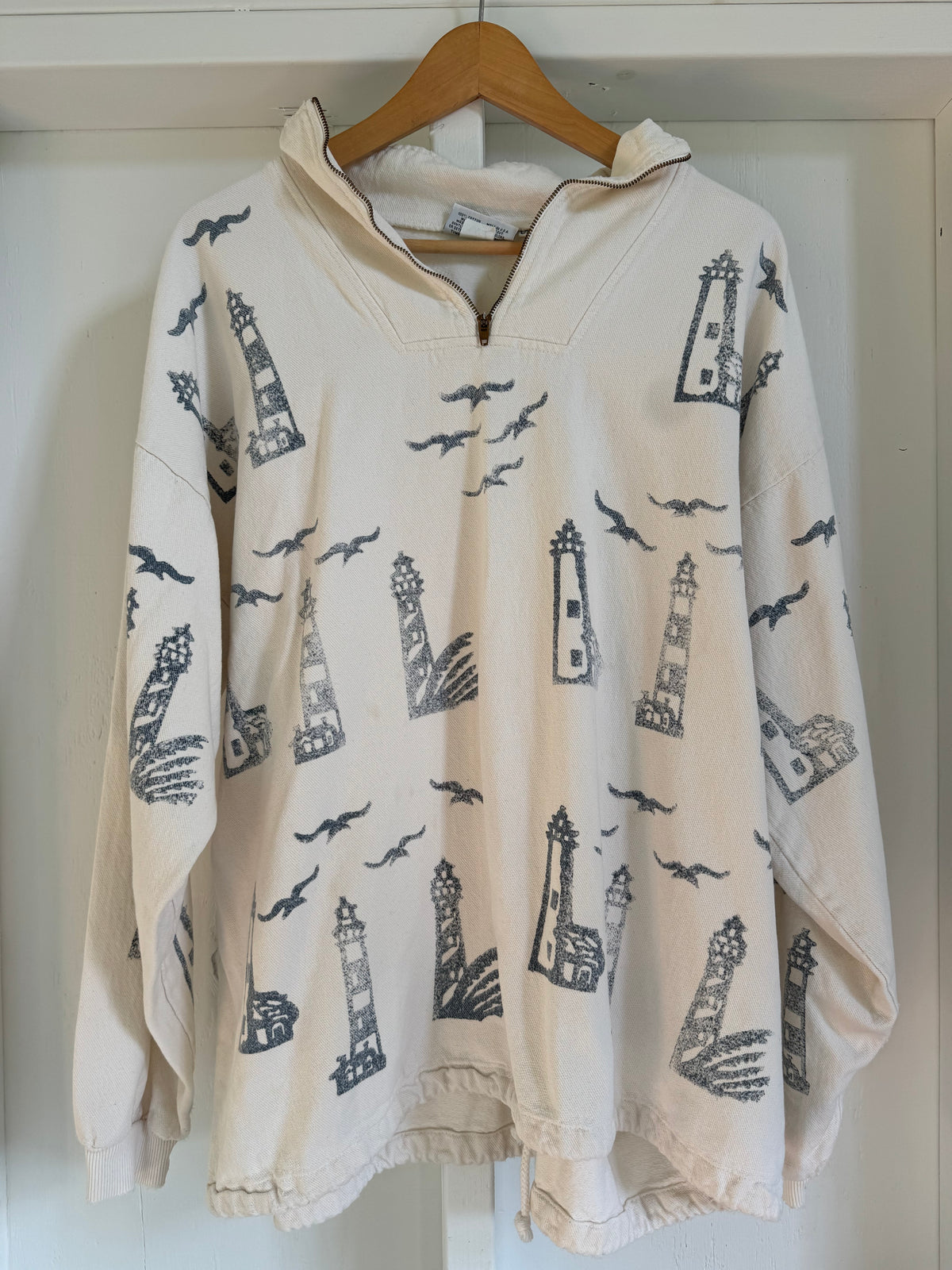 Vintage 90's Lighthouse Pull Over