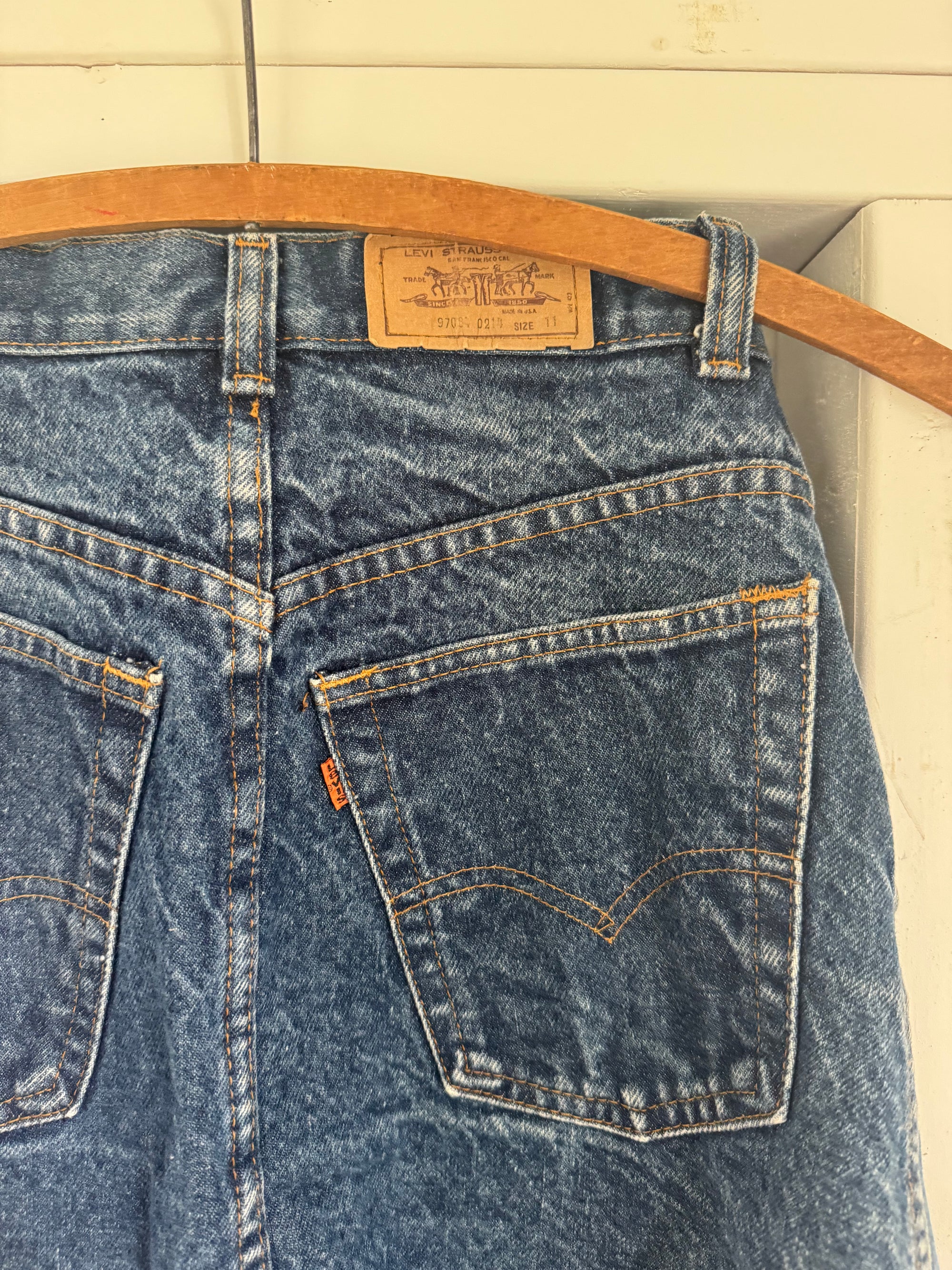 Vintage 80s Levi's Denim Skirt