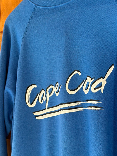 Vintage Cape Cod Raglan Sweatshirt - Blue