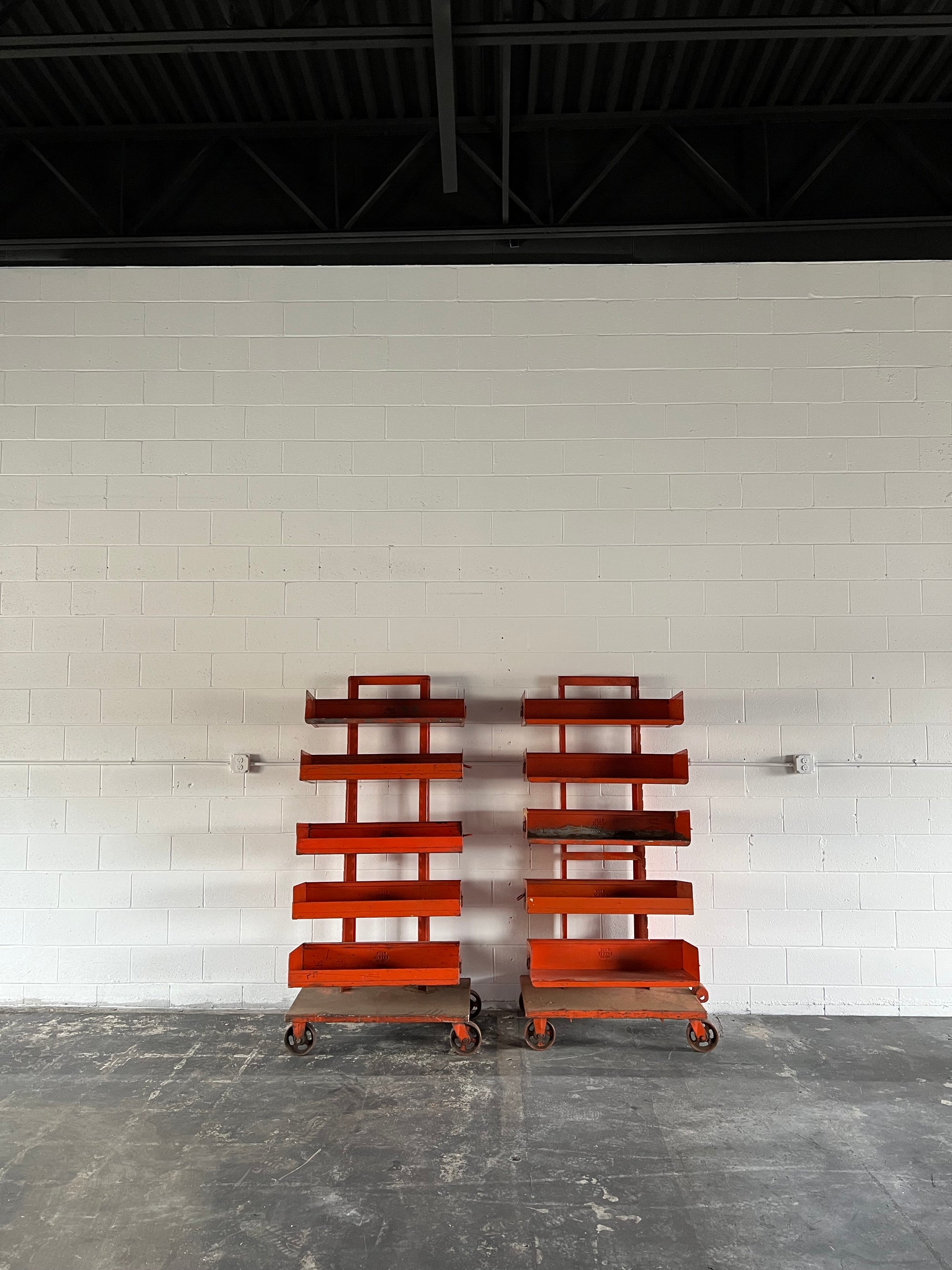 Vintage Industrial   Cart