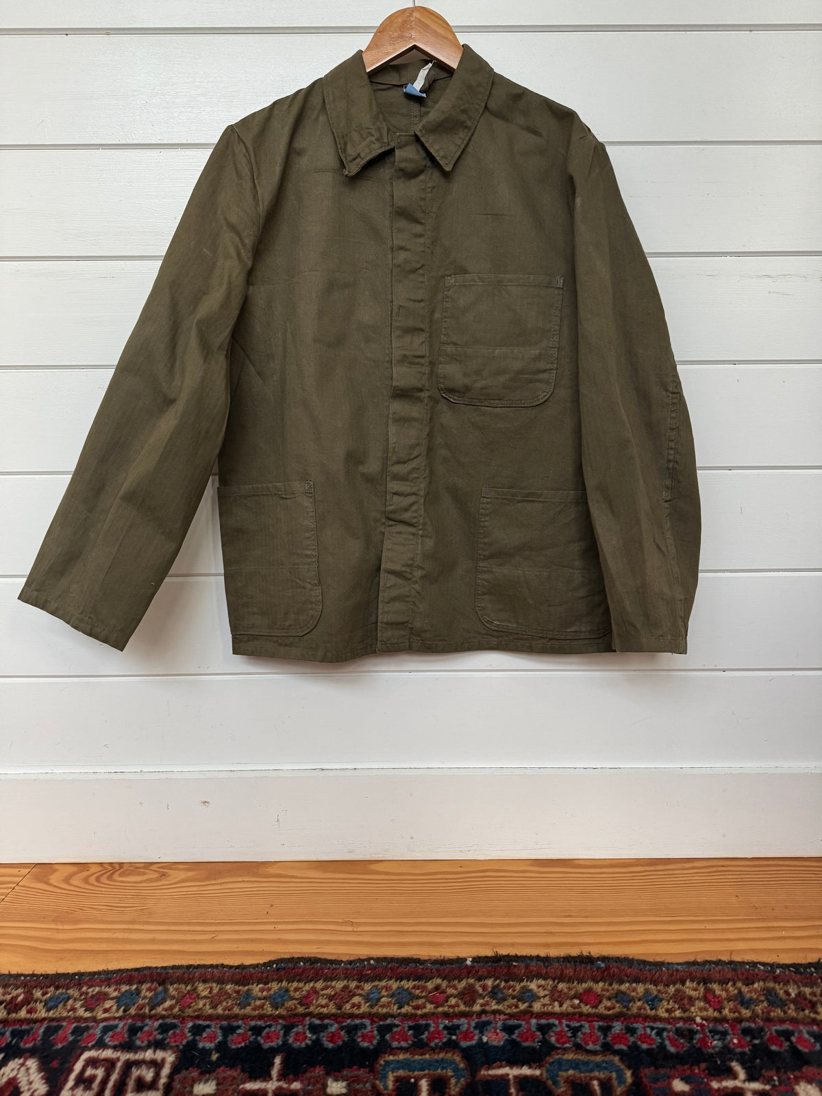 Vintage Chore Coat - Army Green
