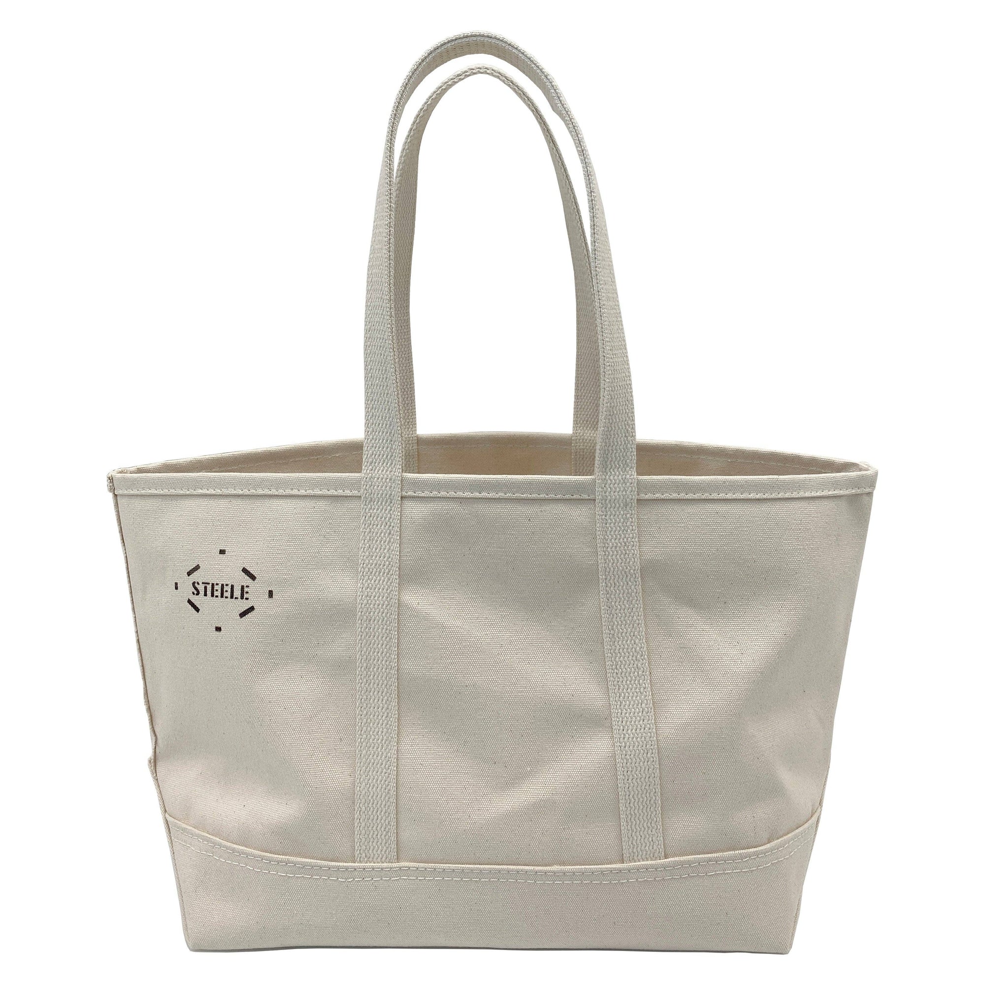 Natural Canvas Tote Bag - Small: Natural Canvas / 5"