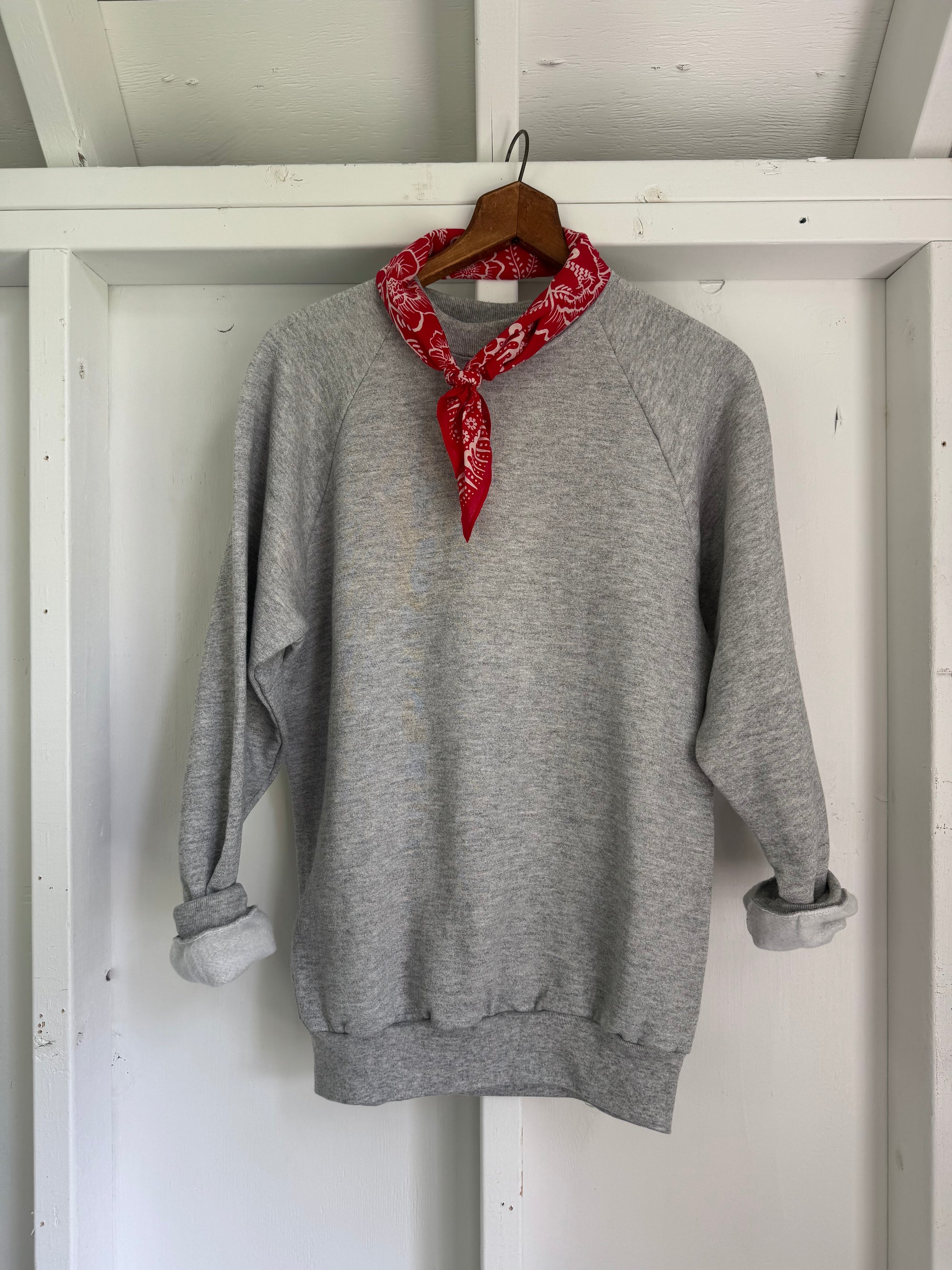 Vintage Crewneck Raglan - Grey