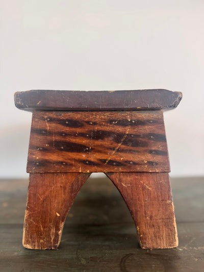 Antique Wood Stool