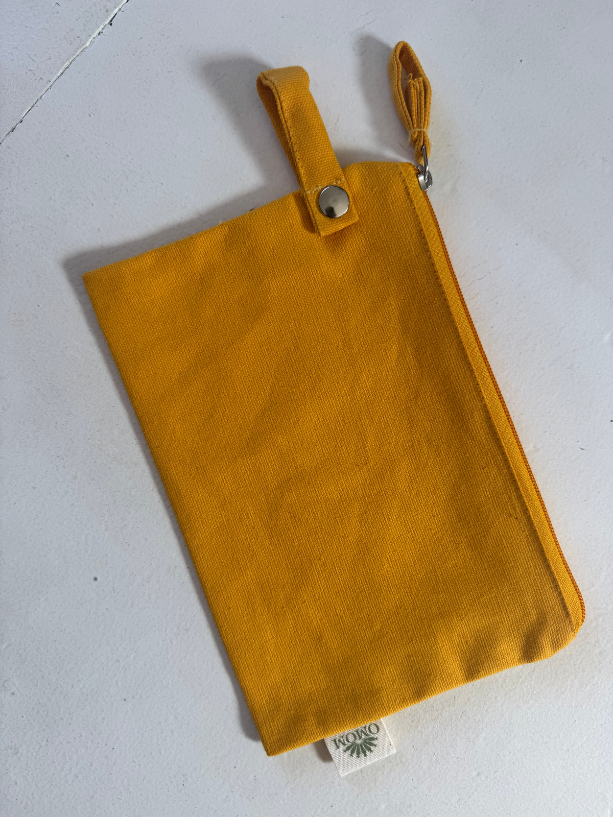 Organic Zip Pocket - Yellow