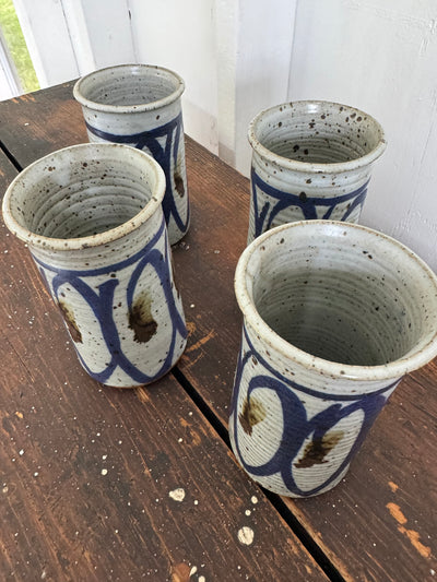 Handmade Ceramic Cups - Set of Four