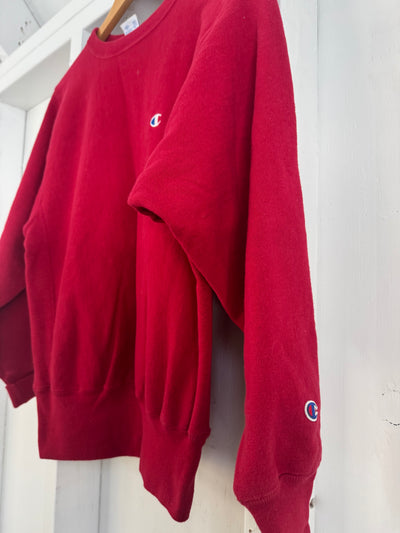 Vintage CHAMPION Reverse Weave Sweatshirt - Red