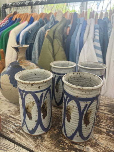 Handmade Ceramic Cups - Set of Four