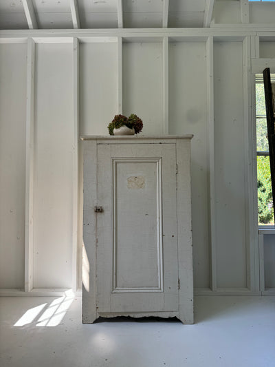 Antique Early 1900s Cabinet - Painted White