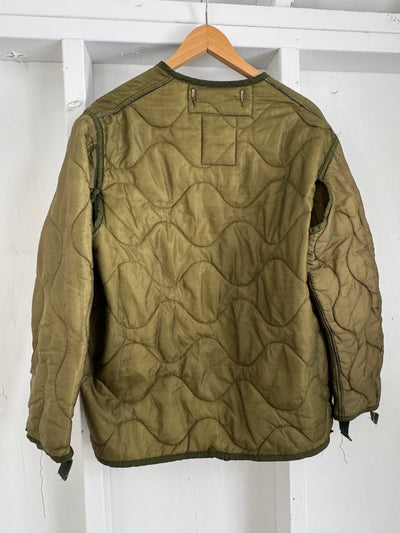 Vintage Military-Issued Quilted Liner Coat