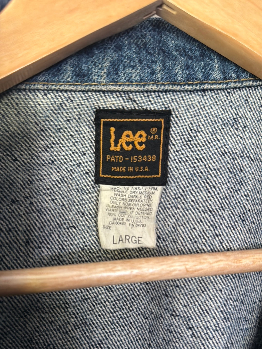 Vintage 80's Lee Denim Jacket