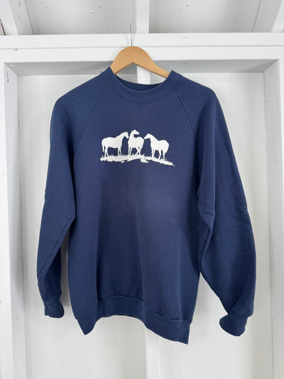 Vintage Horse Trio Sweatshirt
