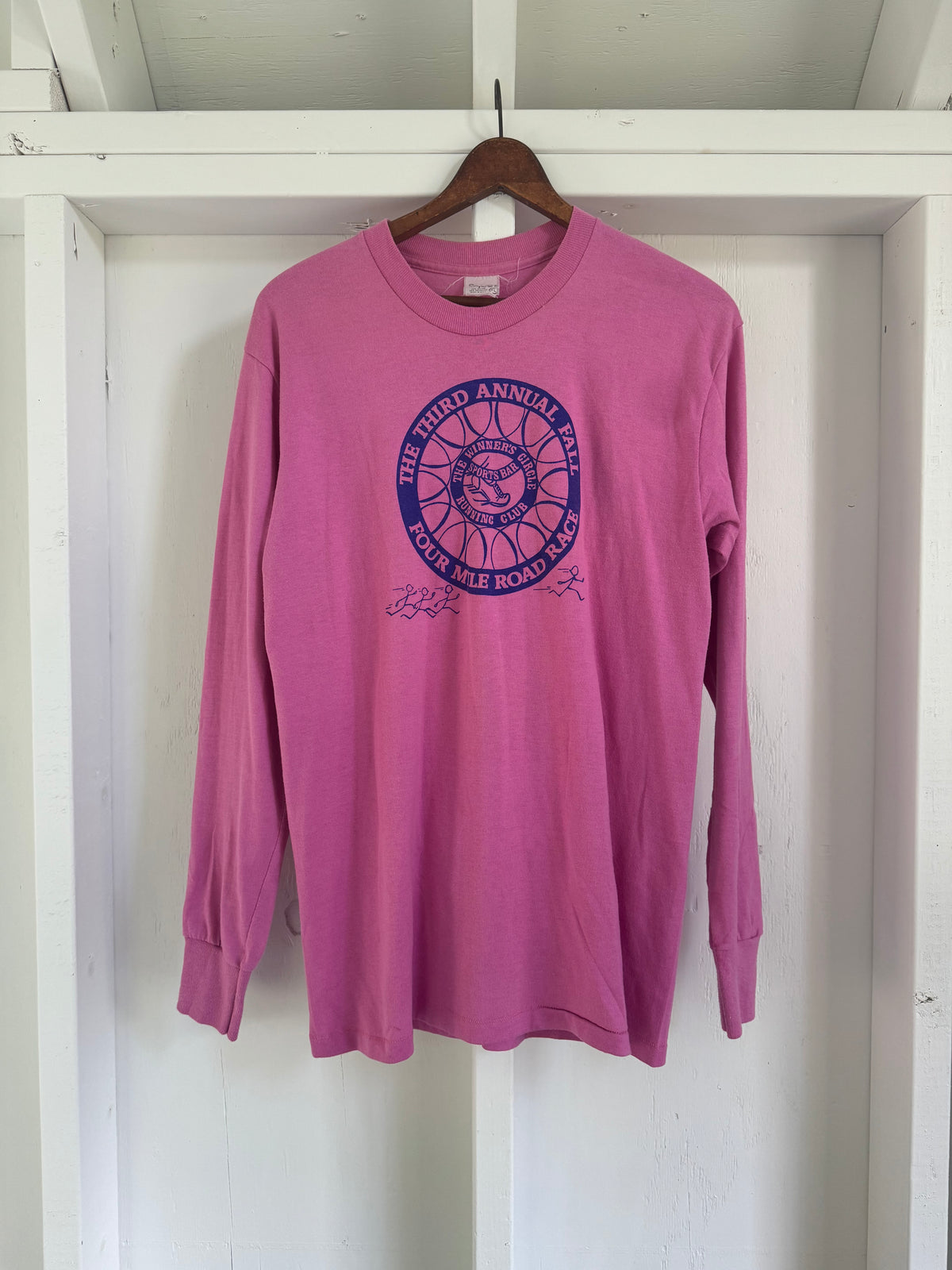 Vintage 80s Winner's Circle Running Club Long Sleeve