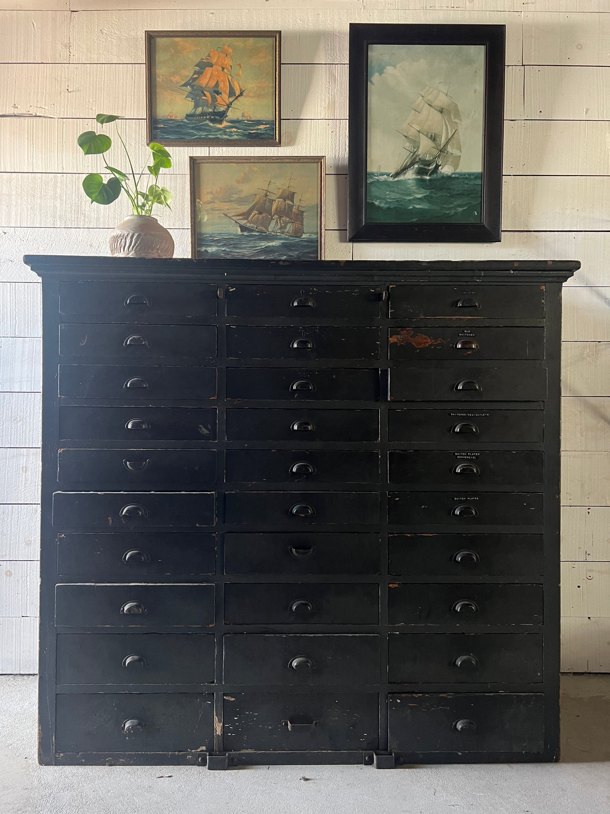 Vintage 30 Drawer Industrial Cabinet