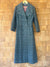 Vintage American Bazaar Plaid Wool Trench Coat
