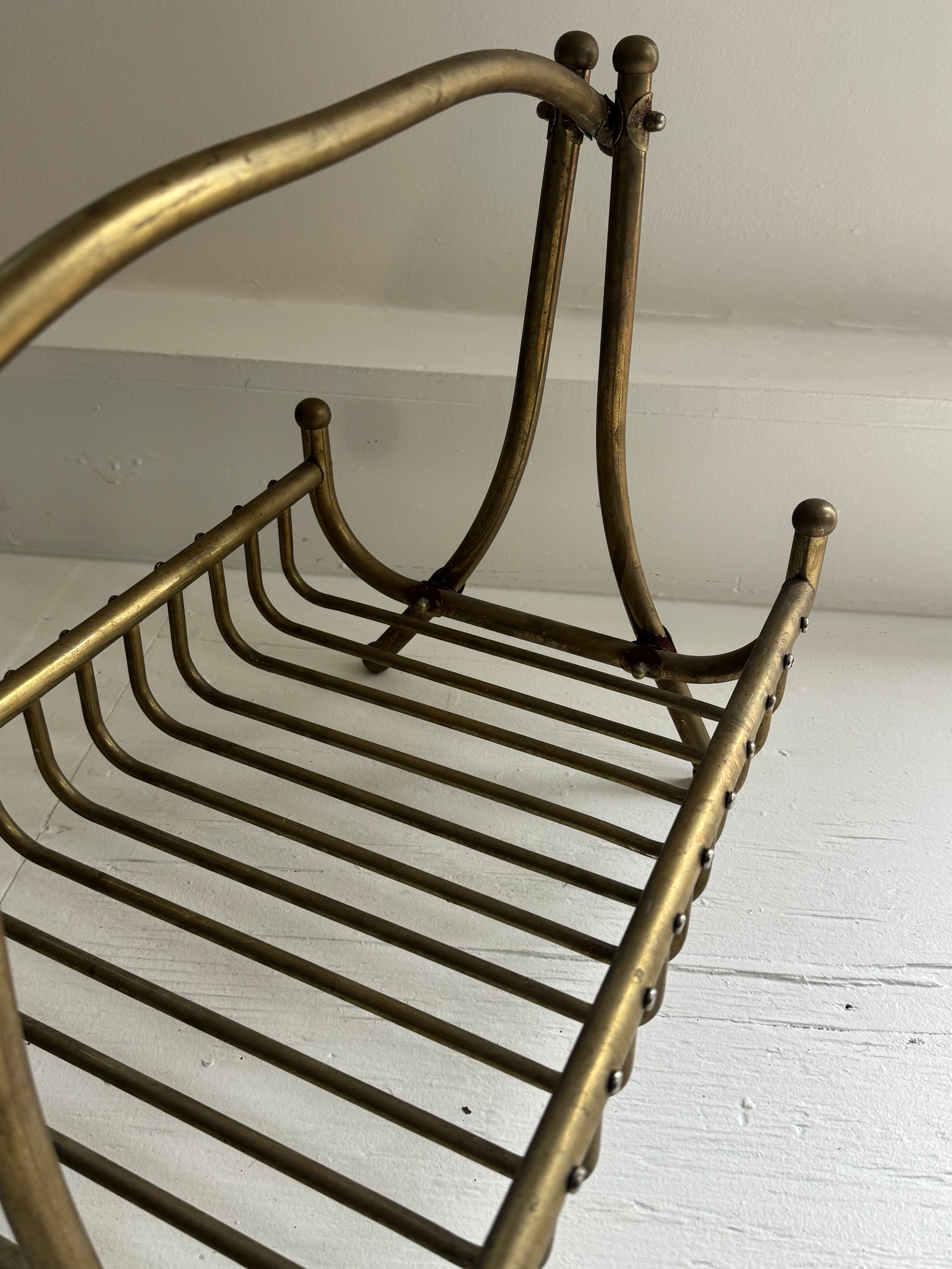 Vintage Brass Carrier