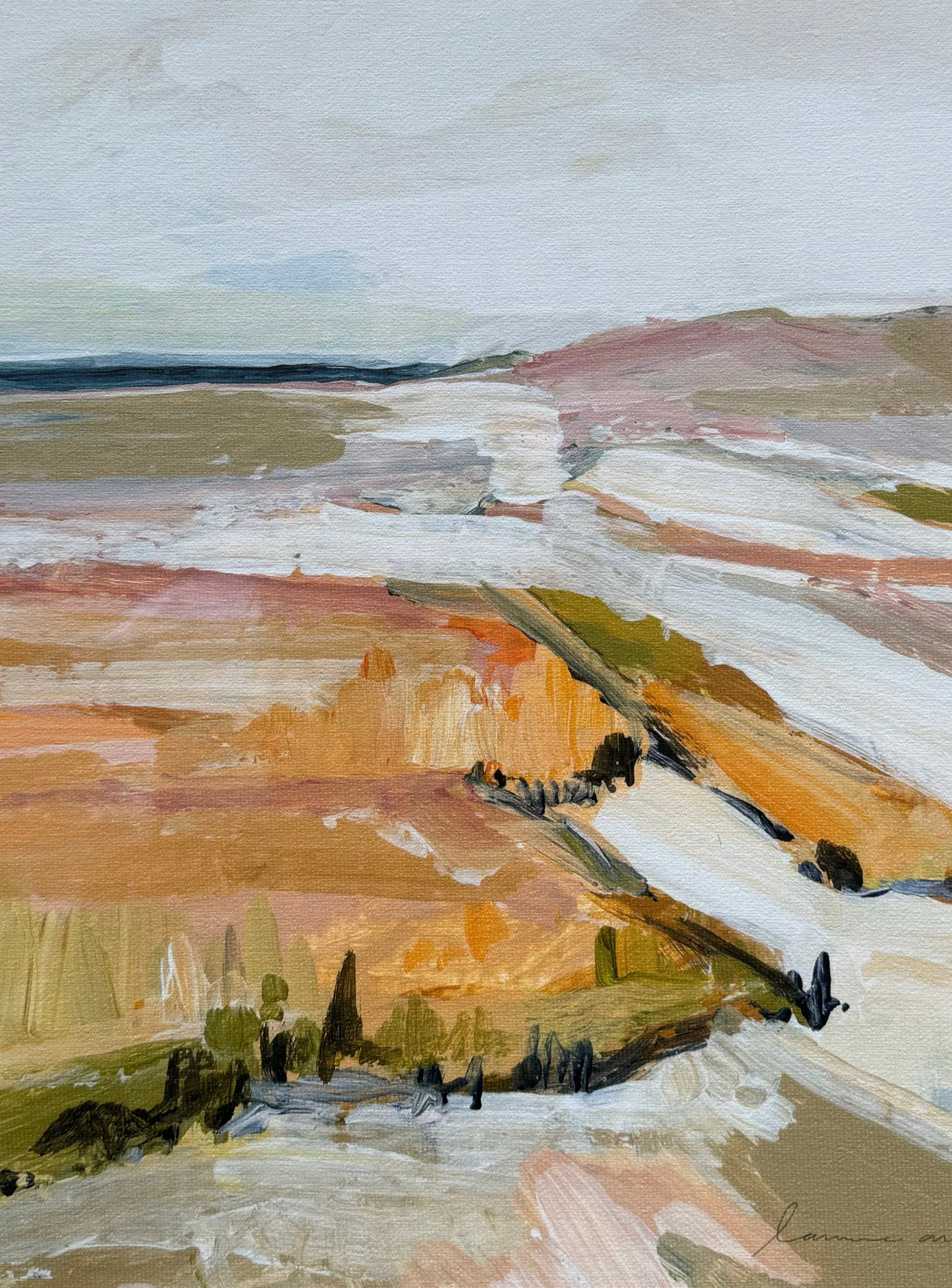 Tidal Flats Art Print