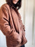 Vintage Quilted Coat - Walnut