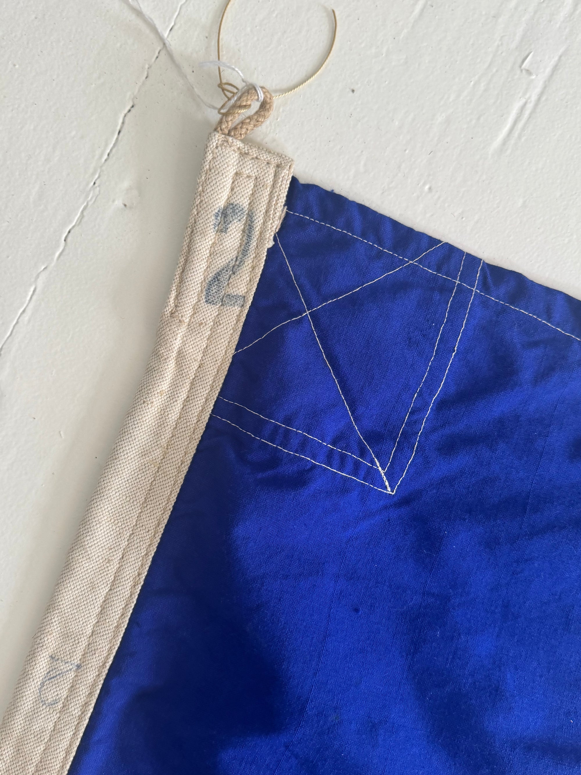 Huge Nautical Signal Flag- Marine Blue