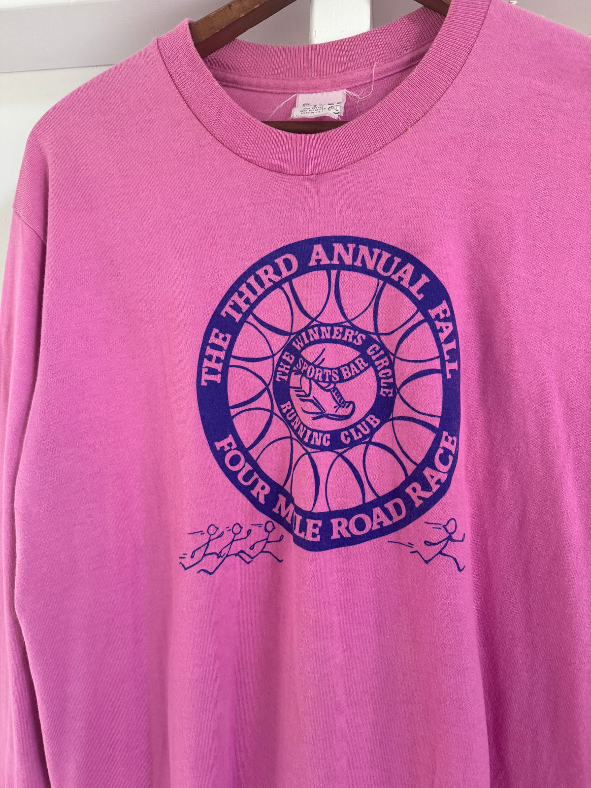 Vintage 80s Winner's Circle Running Club Long Sleeve