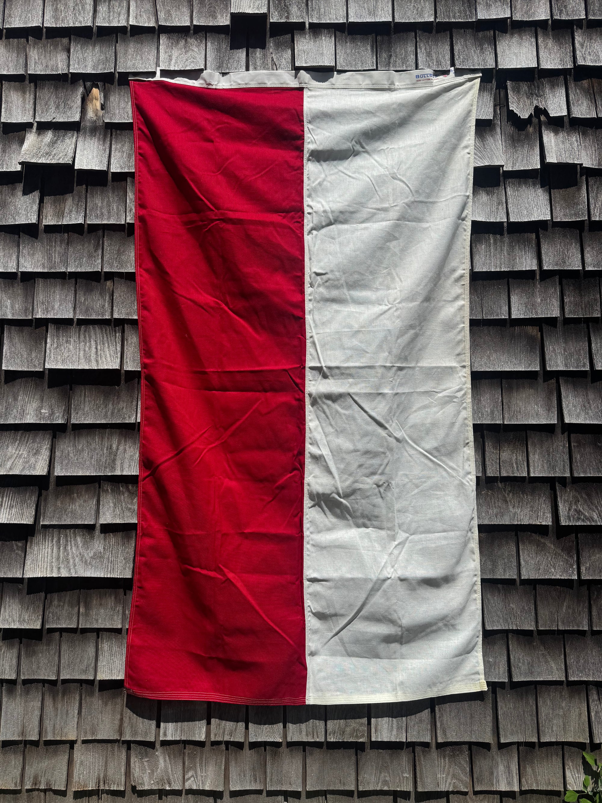 Vintage Nautical Signal Flag - H