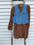 Vintage Corduroy Mod Dress - Brown